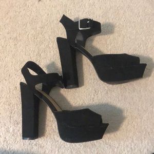 Size 8 Black Heels